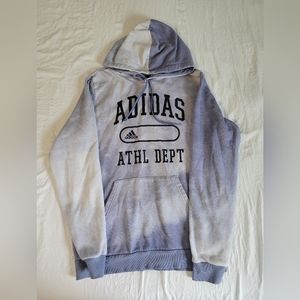Purple/White Adidas Hoodie- Mens Medium
